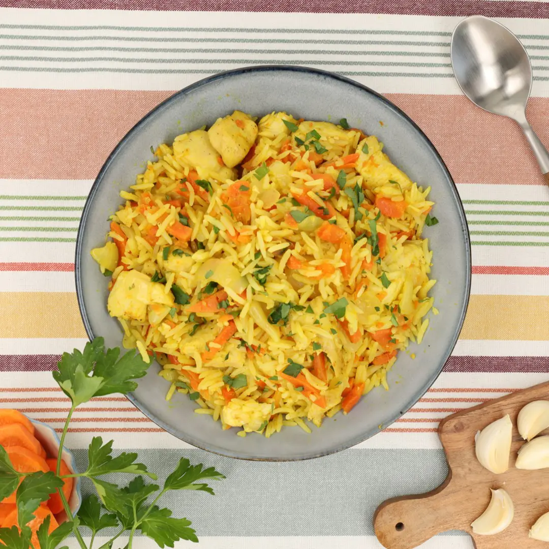 Usbekischer Pilaw mit Huhn